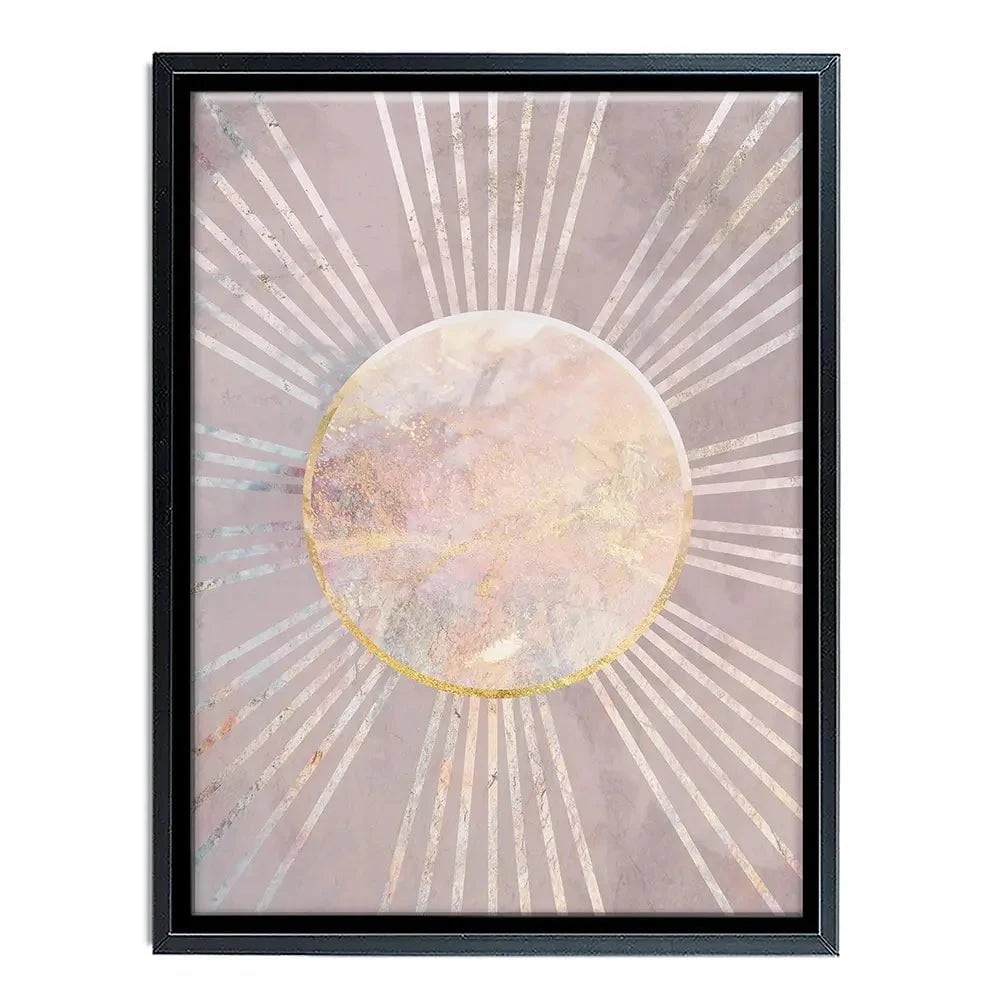 Boho Sun Pink 1 Canvas Print Boho Sun Pink 1 Canvas Print wall art product Sarah Manovski