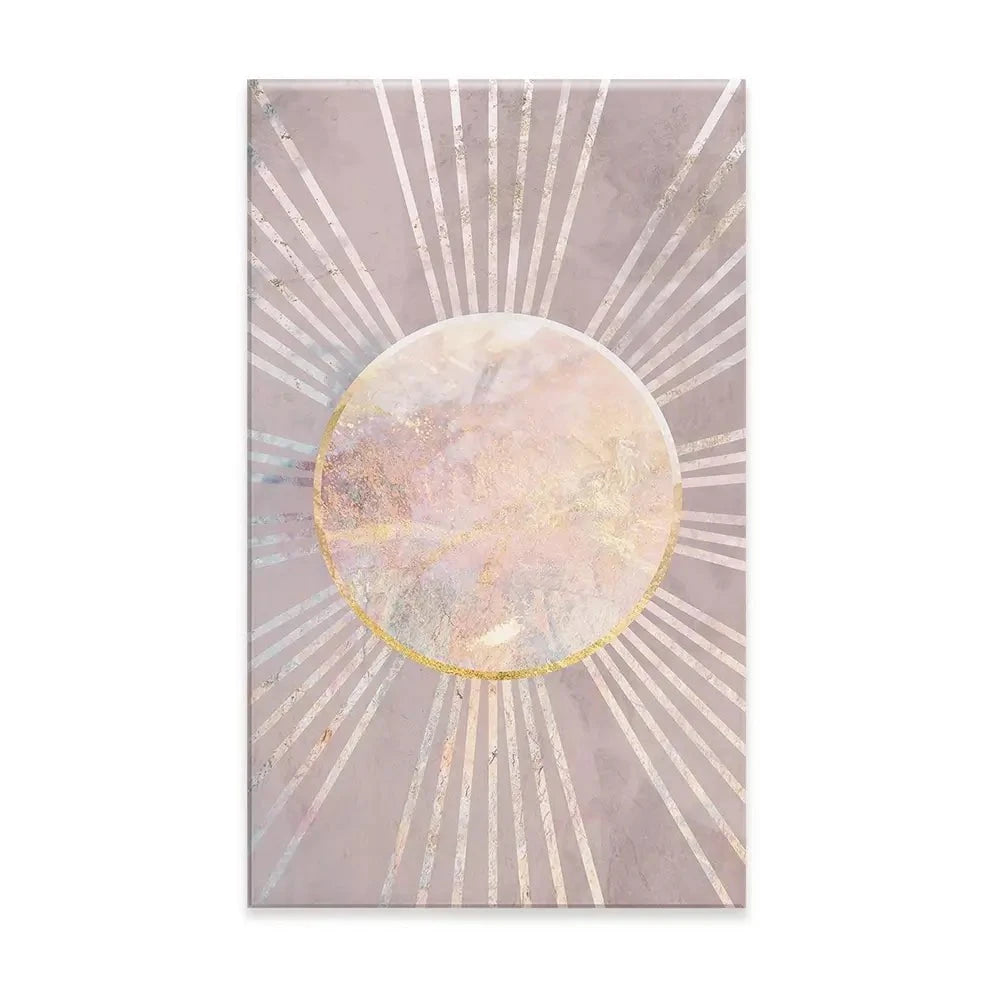 Boho Sun Pink 1 Canvas Print Boho Sun Pink 1 Canvas Print wall art product Sarah Manovski