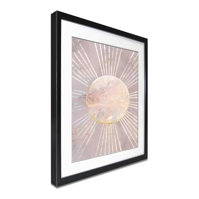 Boho Sun Pink 1 Framed Art Print Boho Sun Pink 1 Framed Art Print wall art product Sarah Manovski