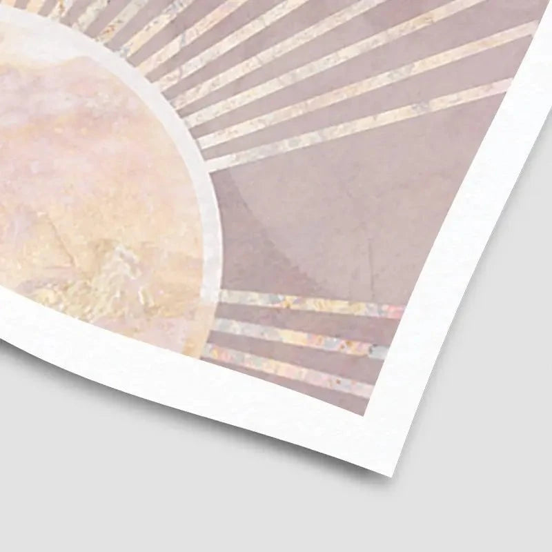Boho Sun Pink 2 Art Print Boho Sun Pink 2 Art Print wall art product Sarah Manovski