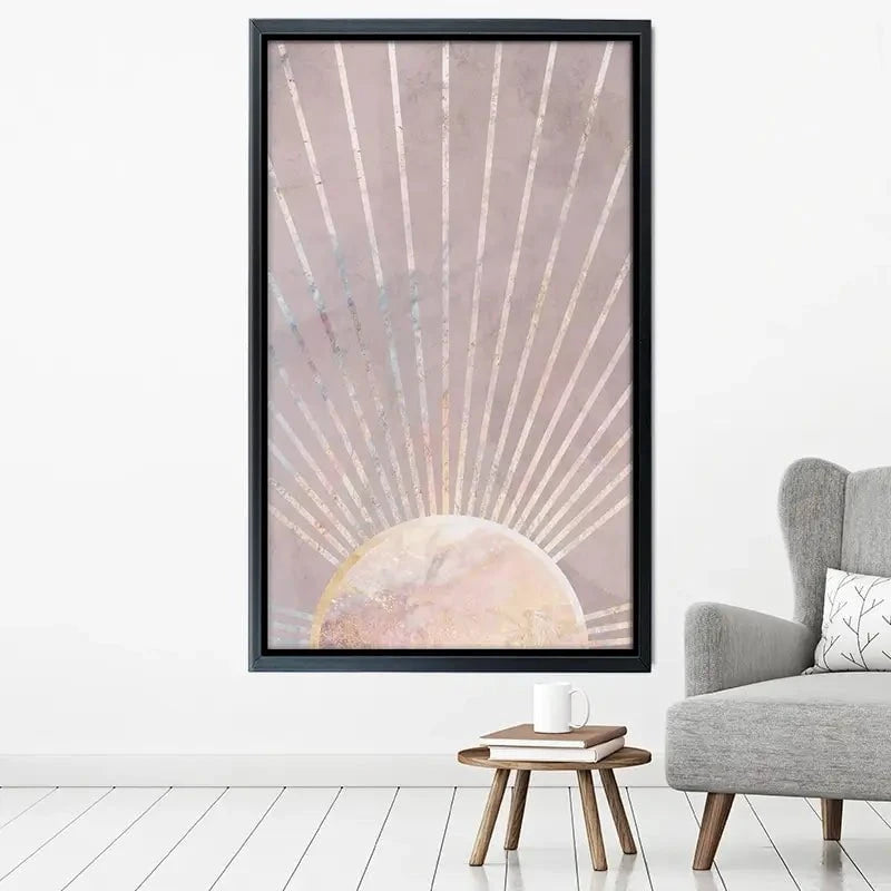 Boho Sun Pink 2 Canvas Print Boho Sun Pink 2 Canvas Print wall art product Sarah Manovski