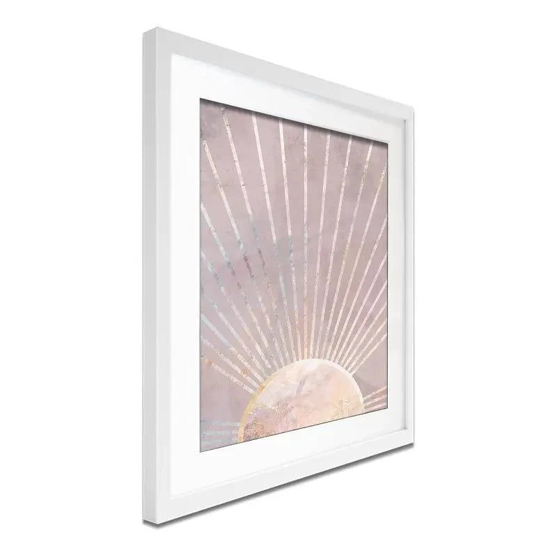 Boho Sun Pink 2 Framed Art Print Boho Sun Pink 2 Framed Art Print wall art product Sarah Manovski