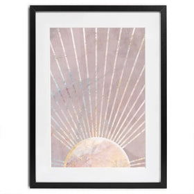 Boho Sun Pink 2 Framed Art Print Boho Sun Pink 2 Framed Art Print wall art product Sarah Manovski