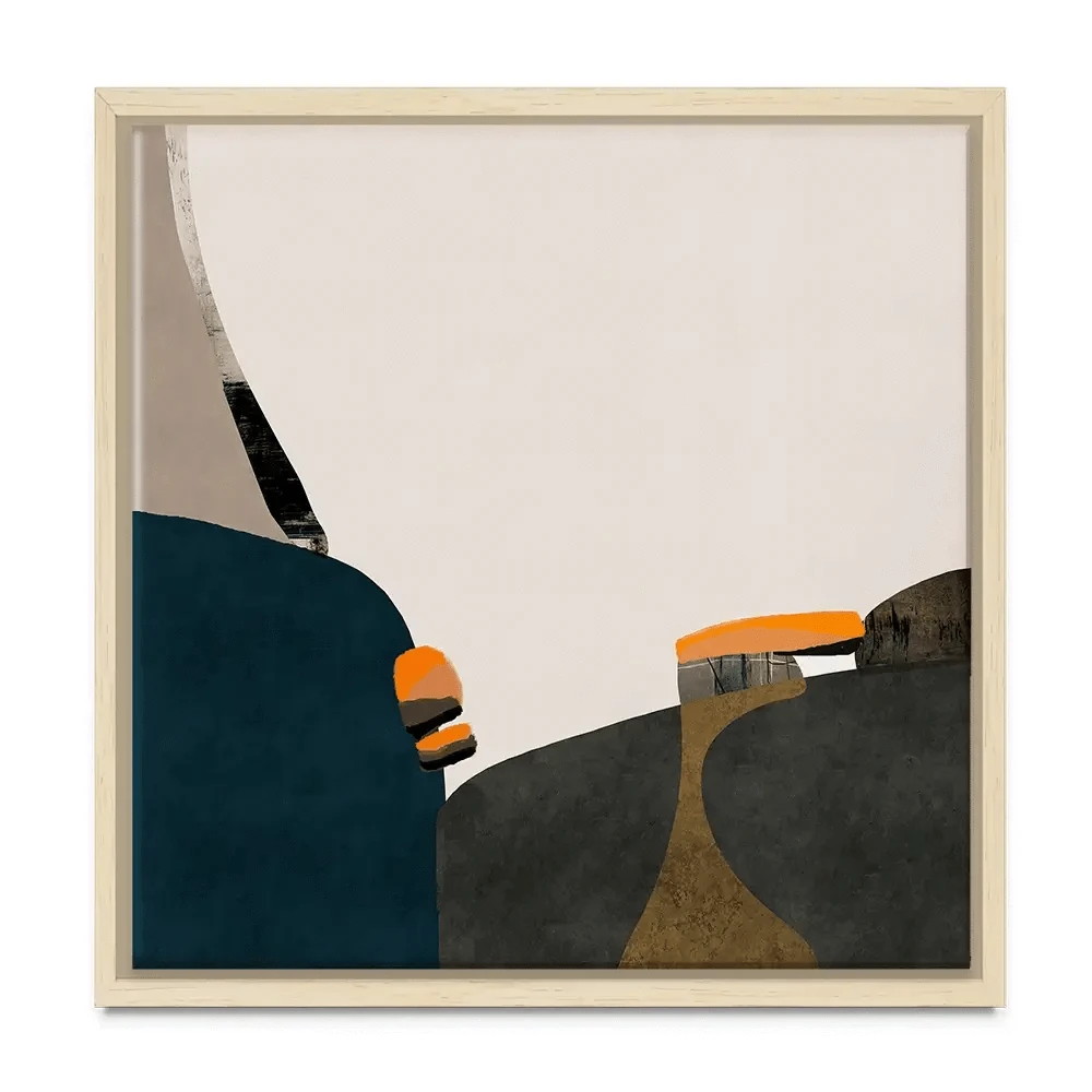 Bold And Serene Square Canvas Print Bold And Serene Square Canvas Print wall art product Roberto Moro