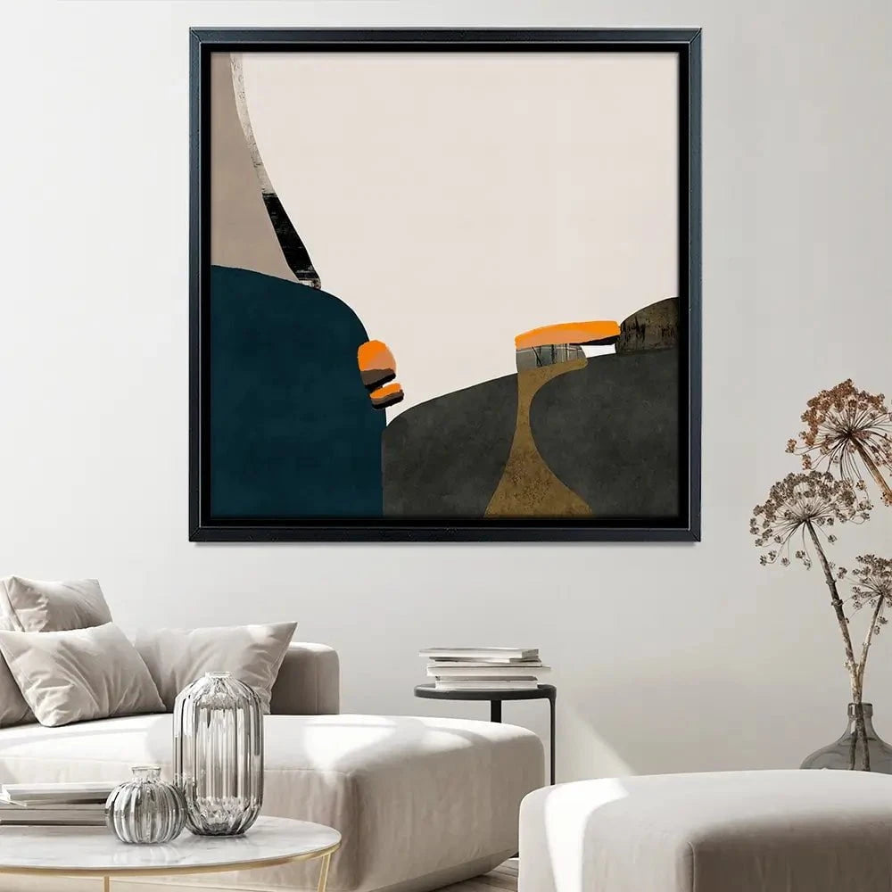 Bold And Serene Square Canvas Print Bold And Serene Square Canvas Print wall art product Roberto Moro