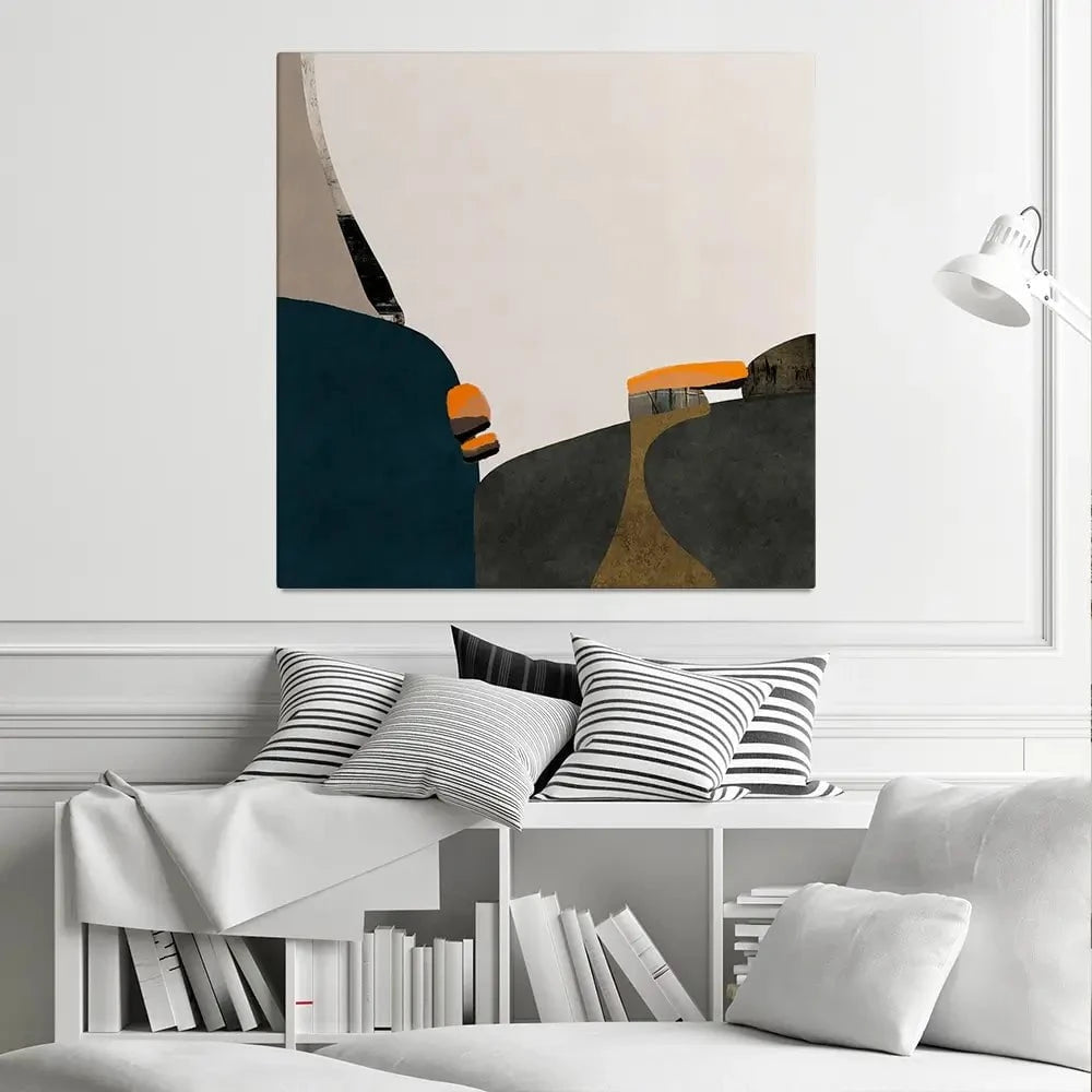 Bold And Serene Square Canvas Print Bold And Serene Square Canvas Print wall art product Roberto Moro