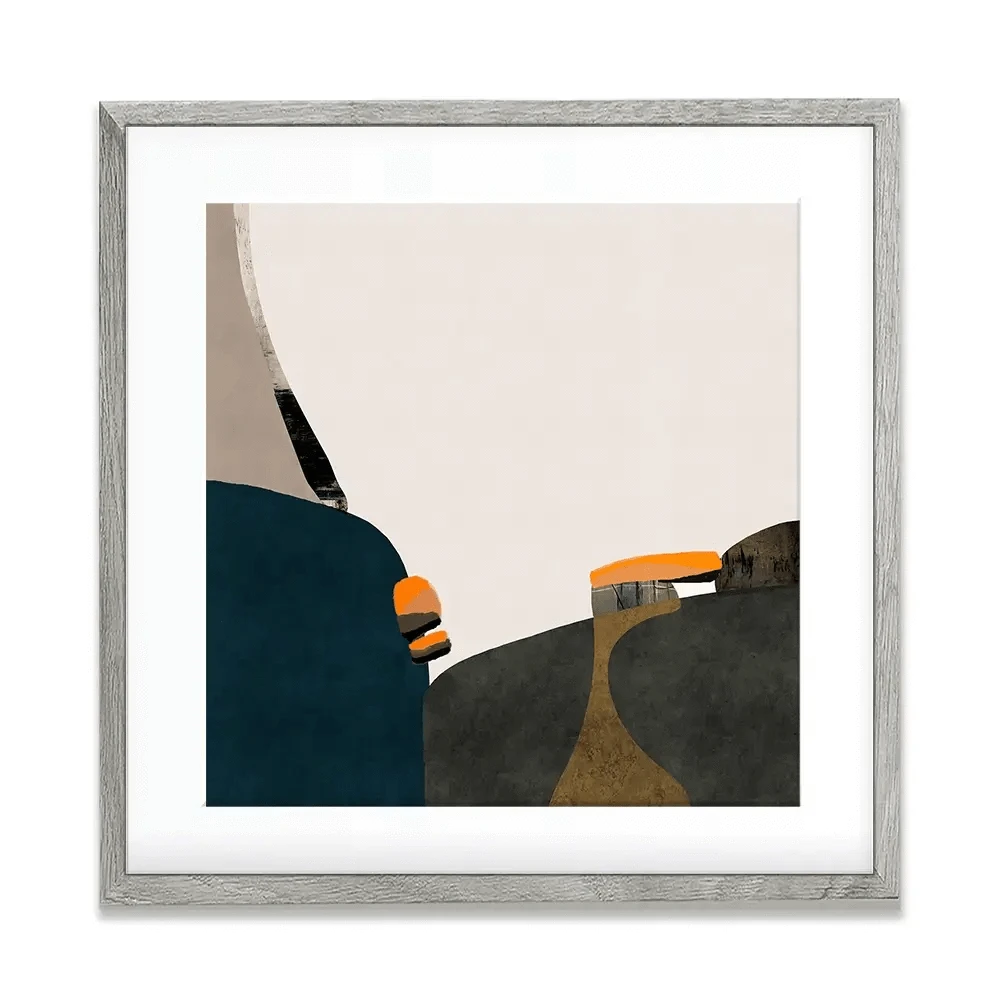 Bold And Serene Square Framed Art Print Bold And Serene Square Framed Art Print wall art product Roberto Moro