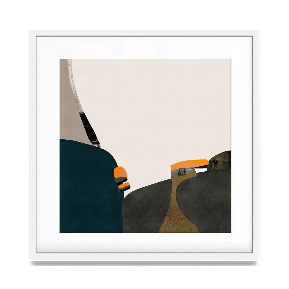 Bold And Serene Square Framed Art Print Bold And Serene Square Framed Art Print wall art product Roberto Moro