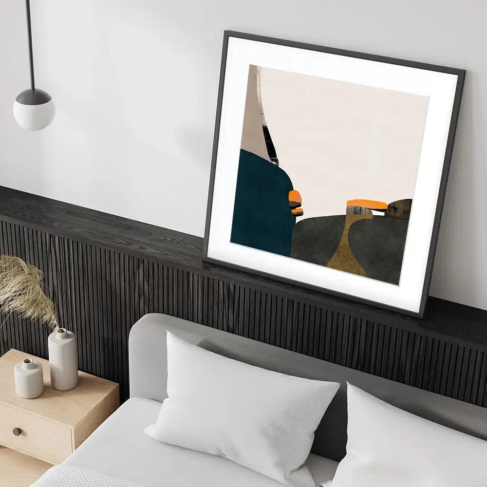 Bold And Serene Square Framed Art Print Bold And Serene Square Framed Art Print wall art product Roberto Moro