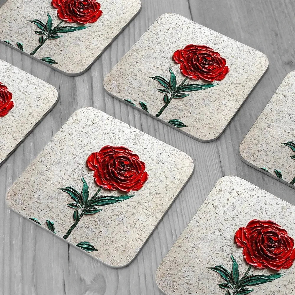 Bold Beauty Coaster Set Bold Beauty Coaster Set wall art product Nada Khatib