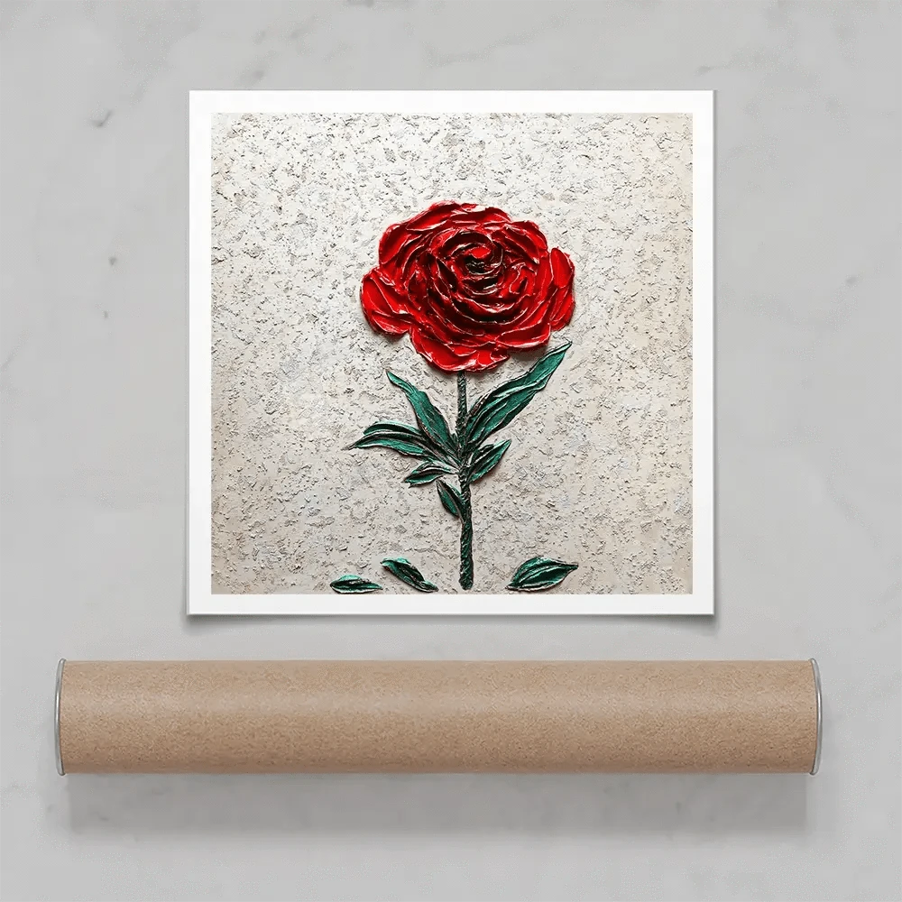 Bold Beauty Square Art Print Bold Beauty Square Art Print wall art product Nada Khatib