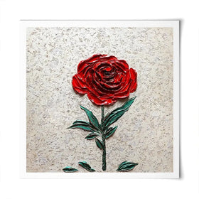 Bold Beauty Square Art Print Bold Beauty Square Art Print wall art product Nada Khatib