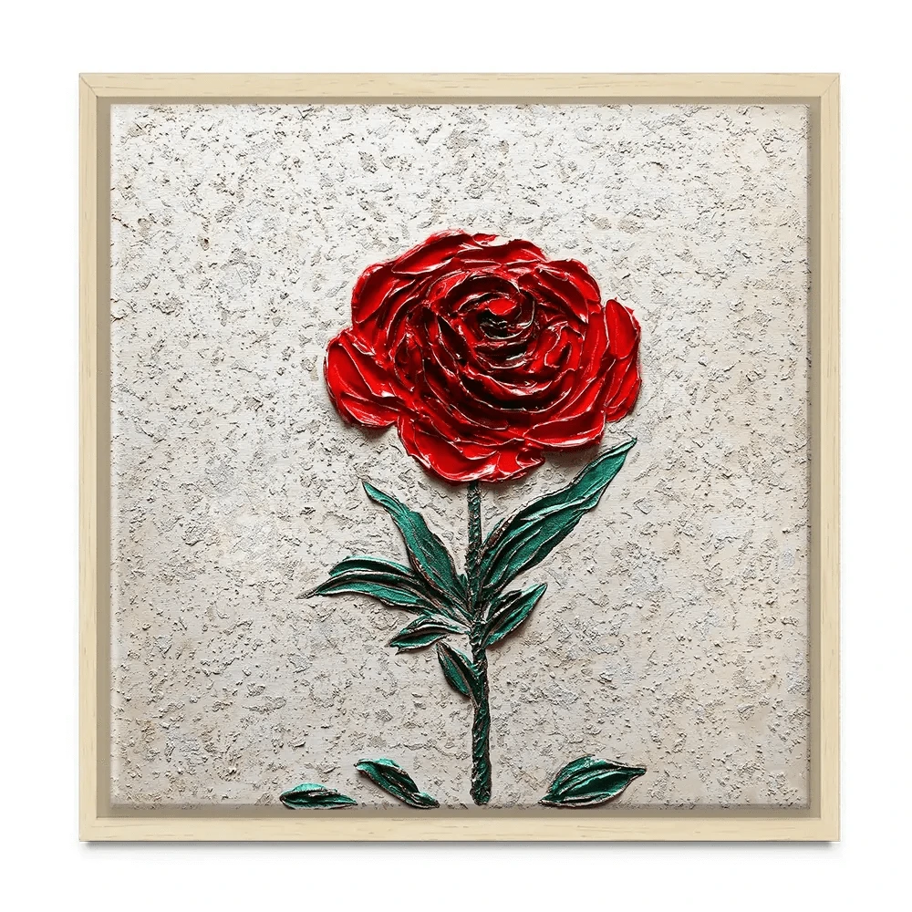 Bold Beauty Square Canvas Print Bold Beauty Square Canvas Print wall art product Nada Khatib