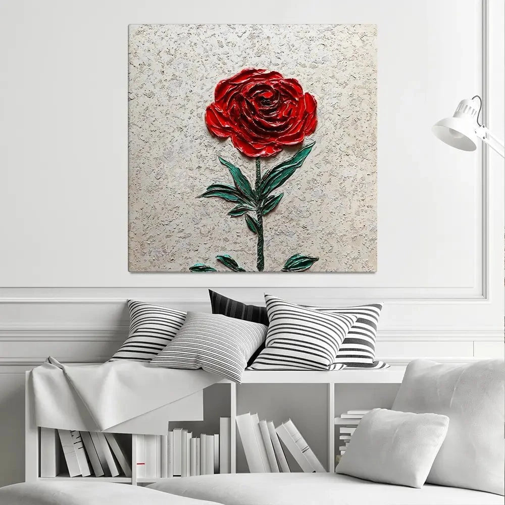 Bold Beauty Square Canvas Print Bold Beauty Square Canvas Print wall art product Nada Khatib