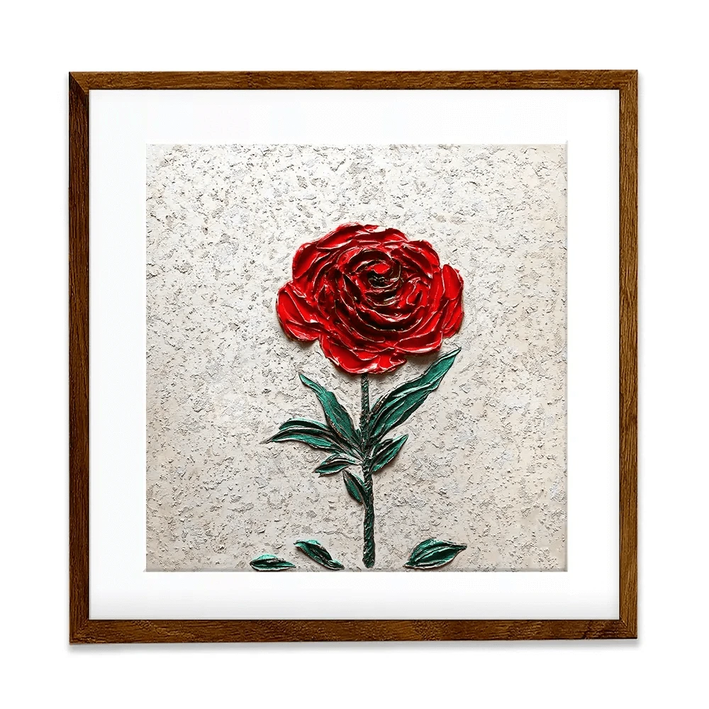 Bold Beauty Square Framed Art Print Bold Beauty Square Framed Art Print wall art product Nada Khatib