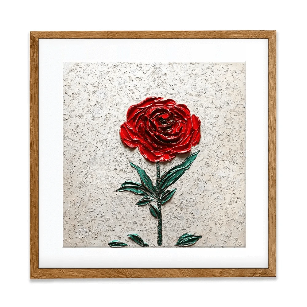Bold Beauty Square Framed Art Print Bold Beauty Square Framed Art Print wall art product Nada Khatib