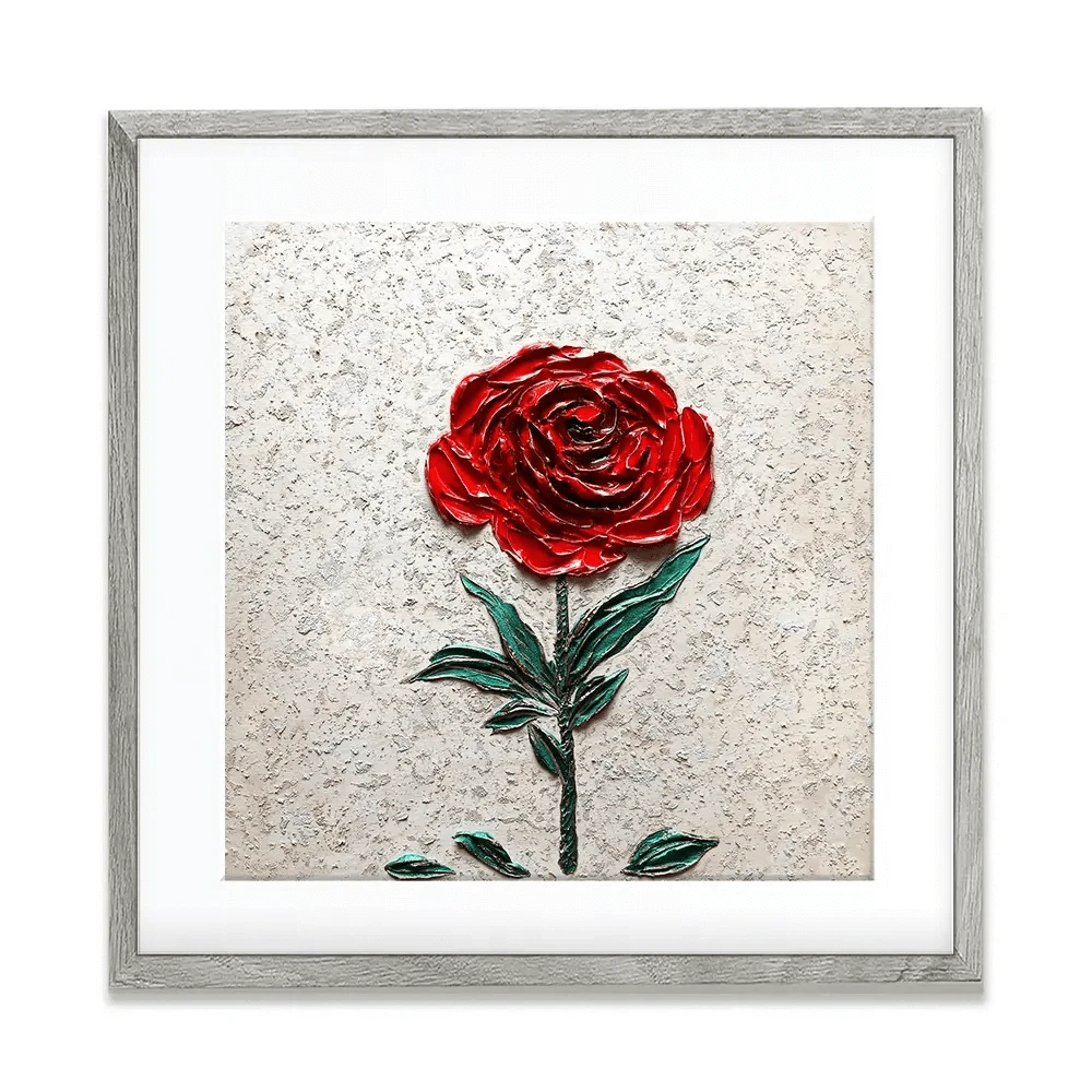 Bold Beauty Square Framed Art Print Bold Beauty Square Framed Art Print wall art product Nada Khatib