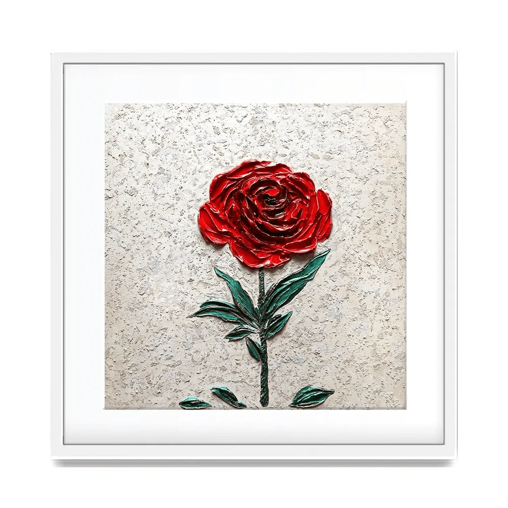 Bold Beauty Square Framed Art Print Bold Beauty Square Framed Art Print wall art product Nada Khatib