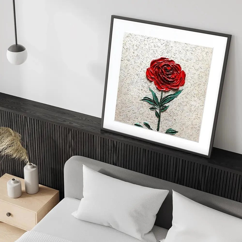 Bold Beauty Square Framed Art Print Bold Beauty Square Framed Art Print wall art product Nada Khatib