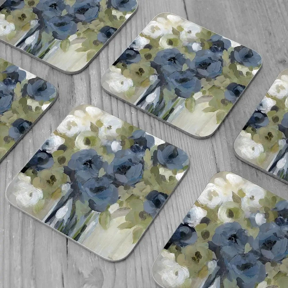 Bold Blues Coaster Set Bold Blues Coaster Set wall art product Carol Robinson