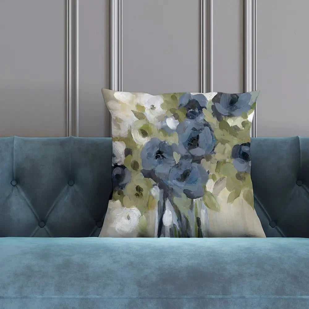 Bold Blues Cushion Bold Blues Cushion wall art product Carol Robinson