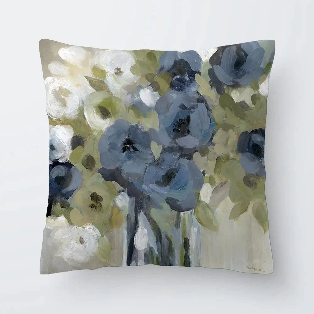 Bold Blues Cushion Bold Blues Cushion wall art product Carol Robinson