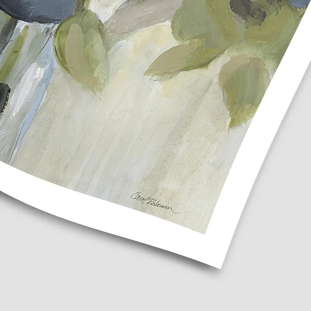 Bold Blues Square Art Print Bold Blues Square Art Print wall art product Carol Robinson