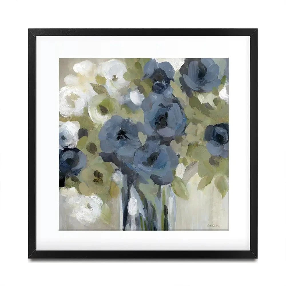 Bold Blues Square Framed Art Print Bold Blues Square Framed Art Print wall art product Carol Robinson