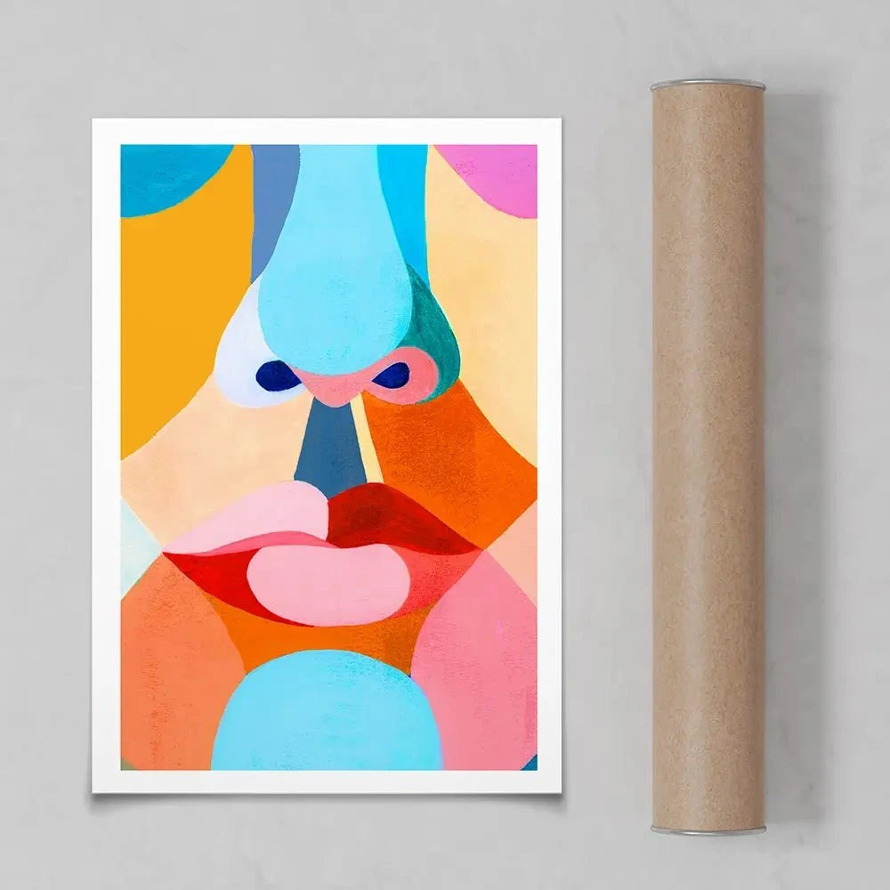Bold Features Art Print Bold Features Art Print wall art product Grace Popp