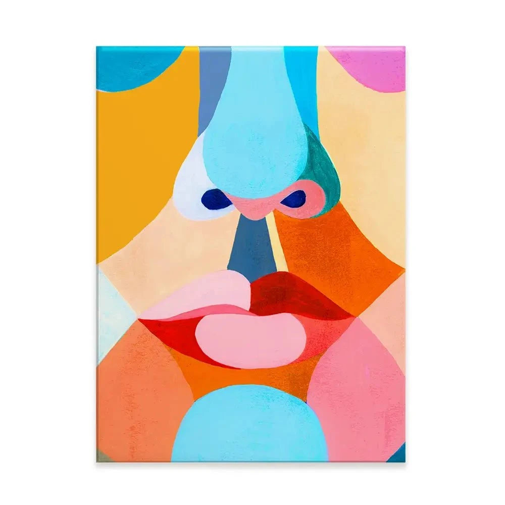 Bold Features Canvas Print Bold Features Canvas Print wall art product Grace Popp