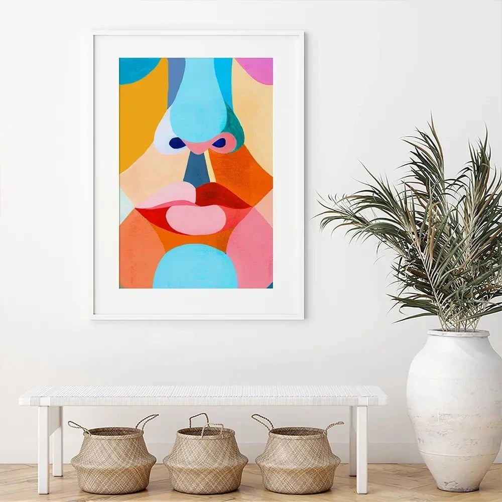 Bold Features Framed Art Print Bold Features Framed Art Print wall art product Grace Popp