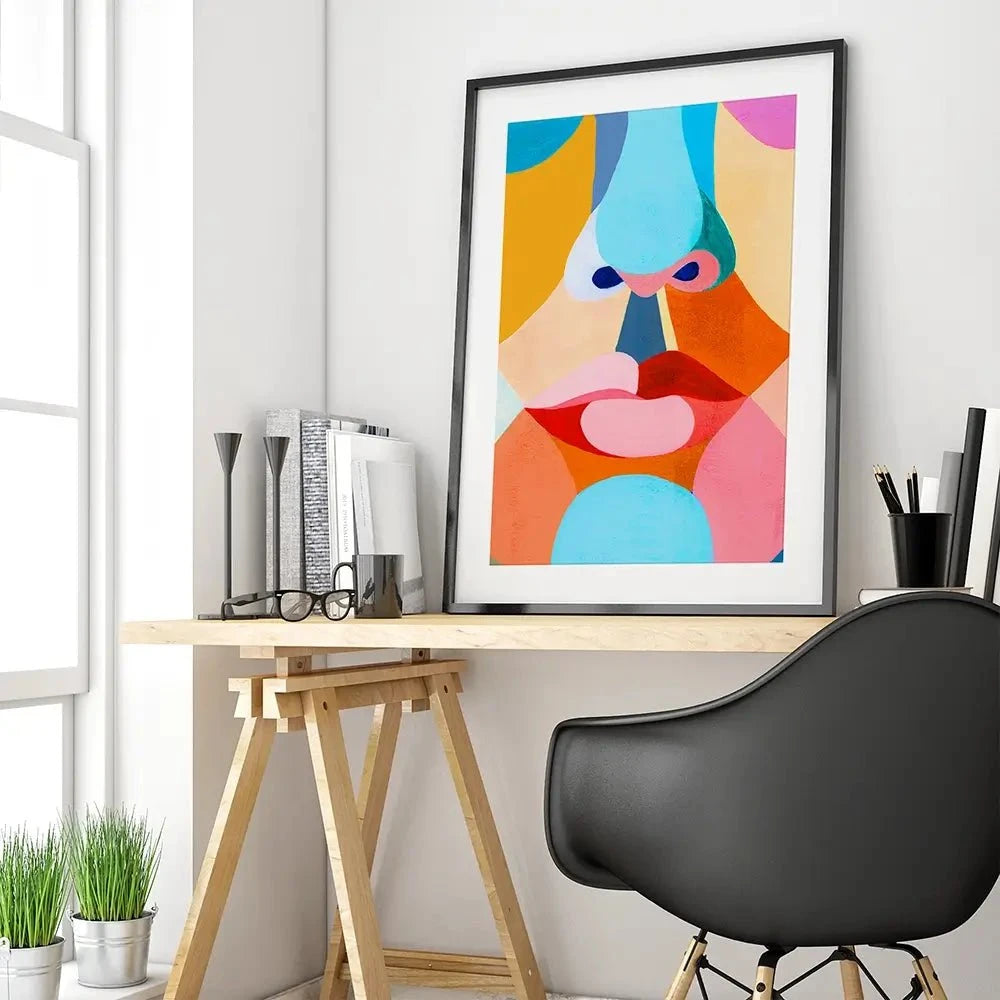 Bold Features Framed Art Print Bold Features Framed Art Print wall art product Grace Popp