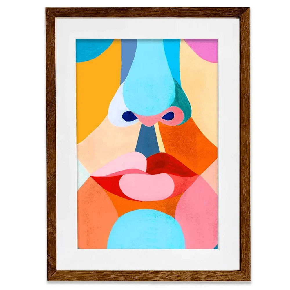 Bold Features Framed Art Print Bold Features Framed Art Print wall art product Grace Popp