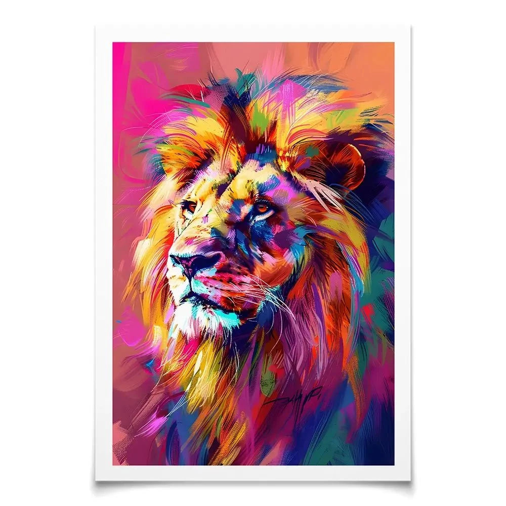 Bold Lion Art Print Bold Lion Art Print wall art product Art Print Shop