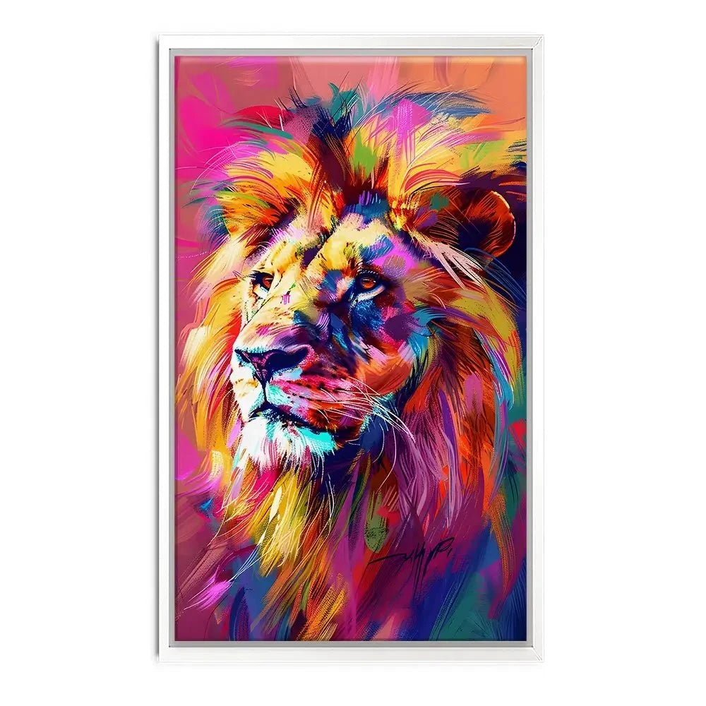 Bold Lion Canvas Print Bold Lion Canvas Print wall art product Art Print Shop