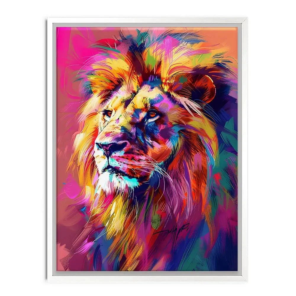 Bold Lion Canvas Print Bold Lion Canvas Print wall art product Art Print Shop