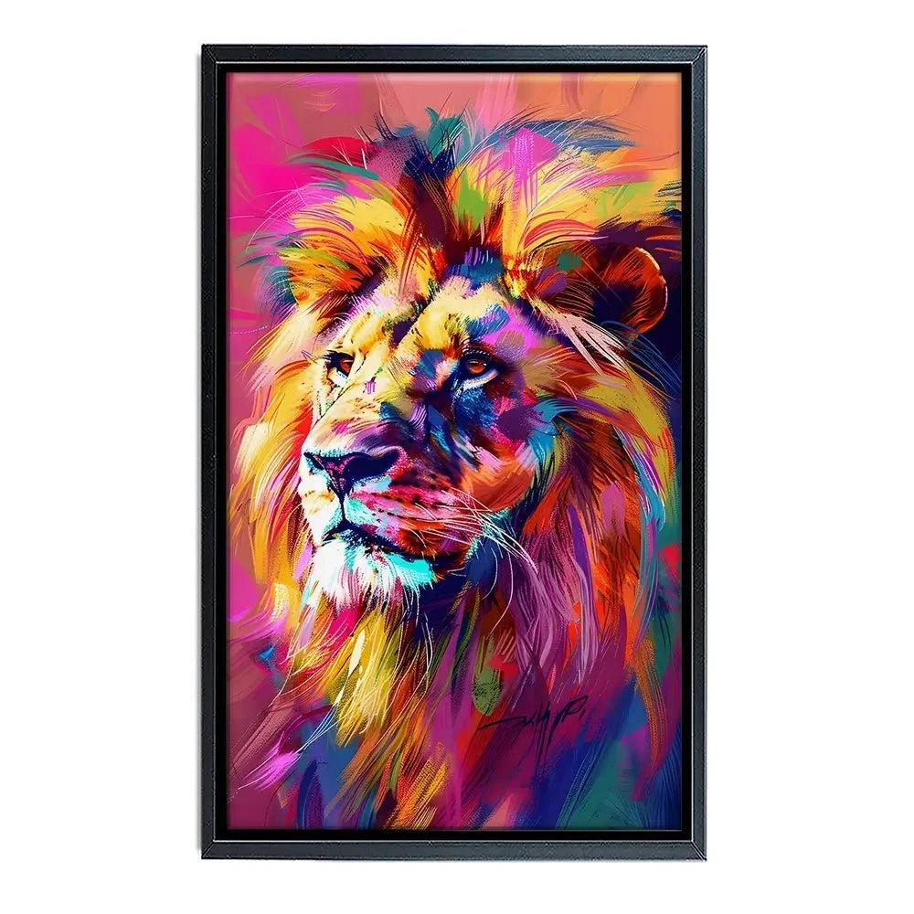 Bold Lion Canvas Print Bold Lion Canvas Print wall art product Art Print Shop