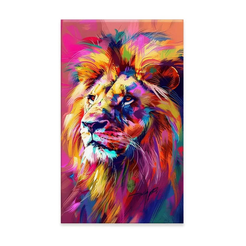 Bold Lion Canvas Print Bold Lion Canvas Print wall art product Art Print Shop
