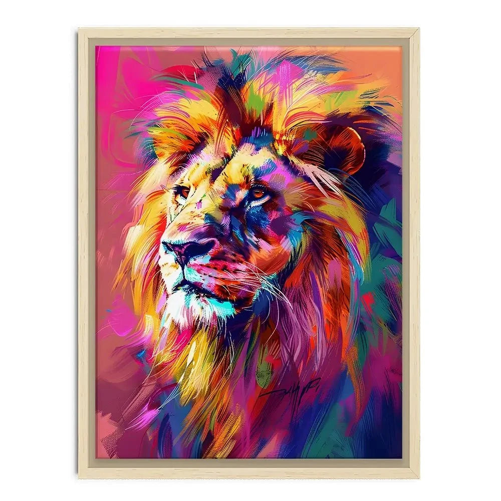 Bold Lion Canvas Print Bold Lion Canvas Print wall art product Art Print Shop