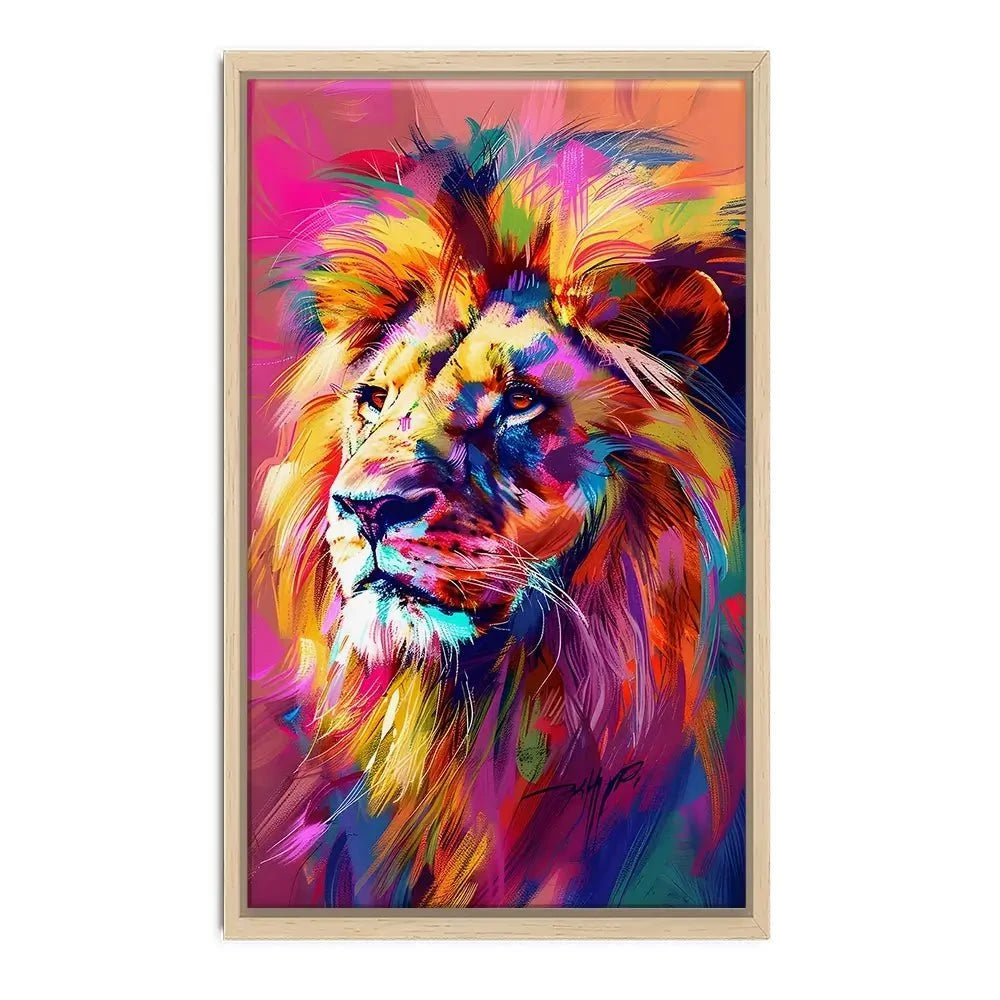 Bold Lion Canvas Print Bold Lion Canvas Print wall art product Art Print Shop