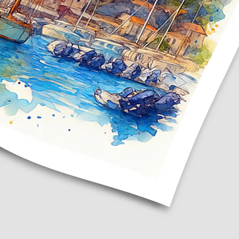Bonifacio Corsica Art Print Bonifacio Corsica Art Print wall art product David Alexander Elder
