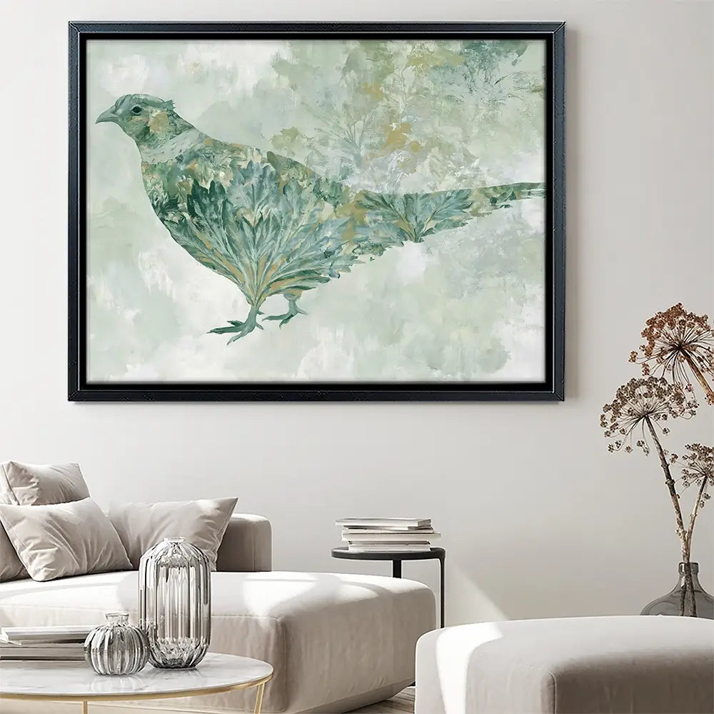 Botanical Bird Canvas Print Botanical Bird Canvas Print wall art product Chromatic Storm Studio