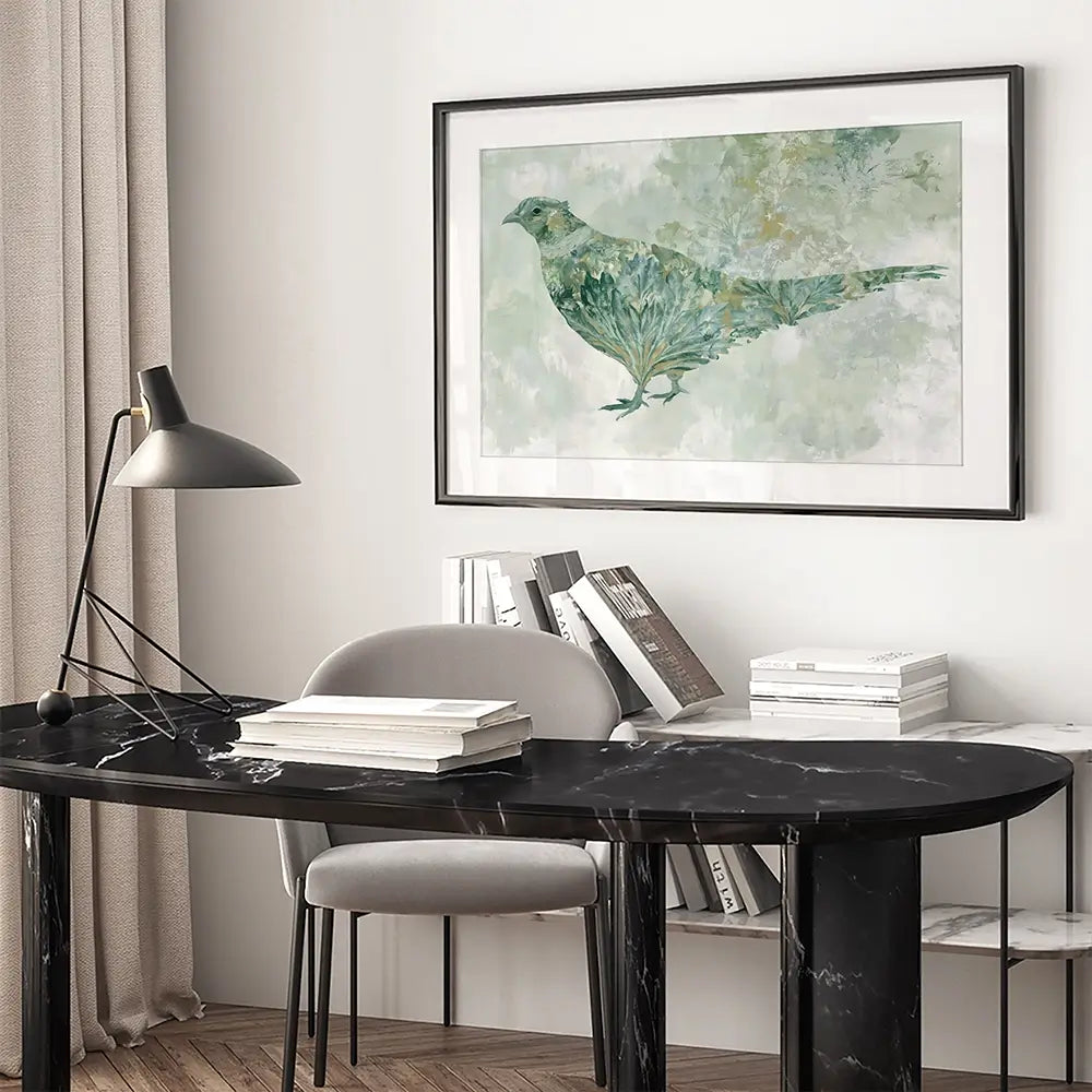 Botanical Bird Framed Art Print Botanical Bird Framed Art Print wall art product Chromatic Storm Studio