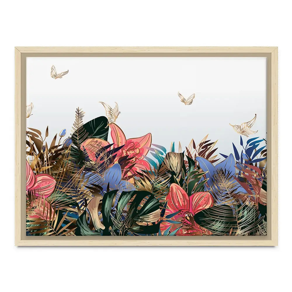Botanical Butterflies Canvas Print Botanical Butterflies Canvas Print wall art product Art Print Shop