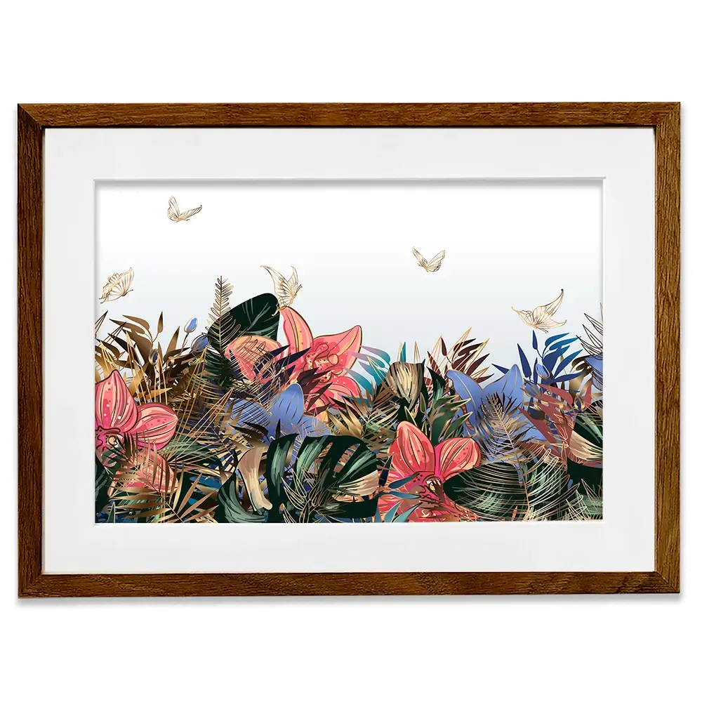 Botanical Butterflies Framed Art Print Botanical Butterflies Framed Art Print wall art product Art Print Shop