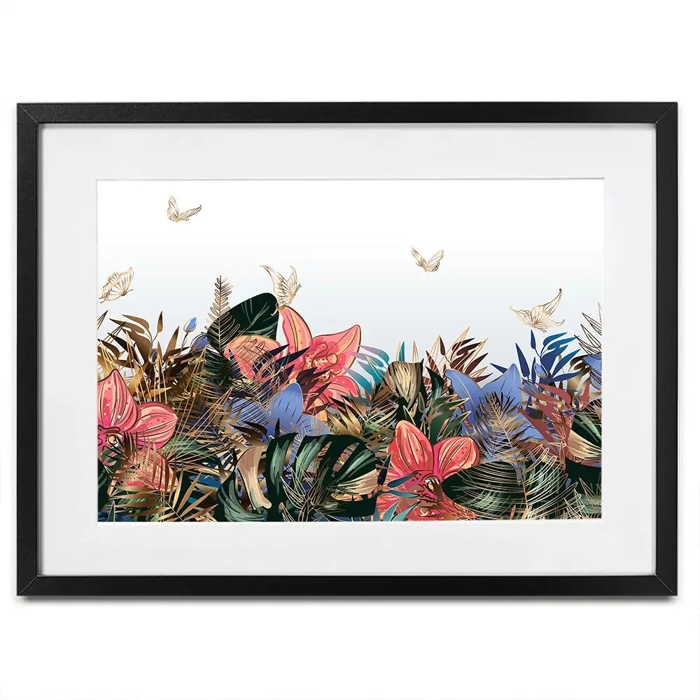 Botanical Butterflies Framed Art Print Botanical Butterflies Framed Art Print wall art product Art Print Shop
