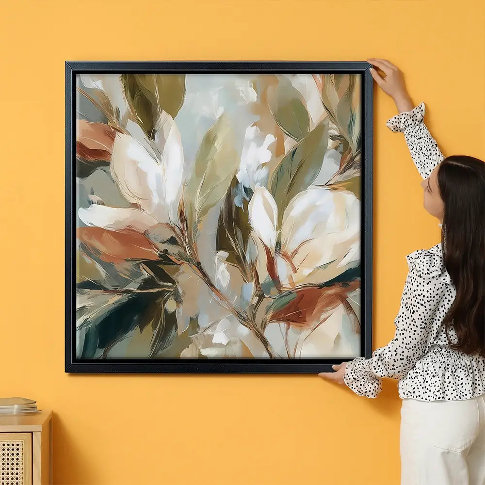 Botanical Composition In Soft Earth Tones Oversized Canvas Print Botanical Composition In Soft Earth Tones Oversized Canvas Print wall art product Art Print Shop