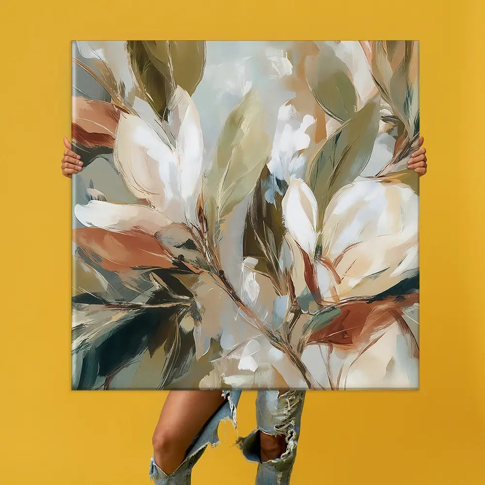 Botanical Composition In Soft Earth Tones Oversized Canvas Print Botanical Composition In Soft Earth Tones Oversized Canvas Print wall art product Art Print Shop