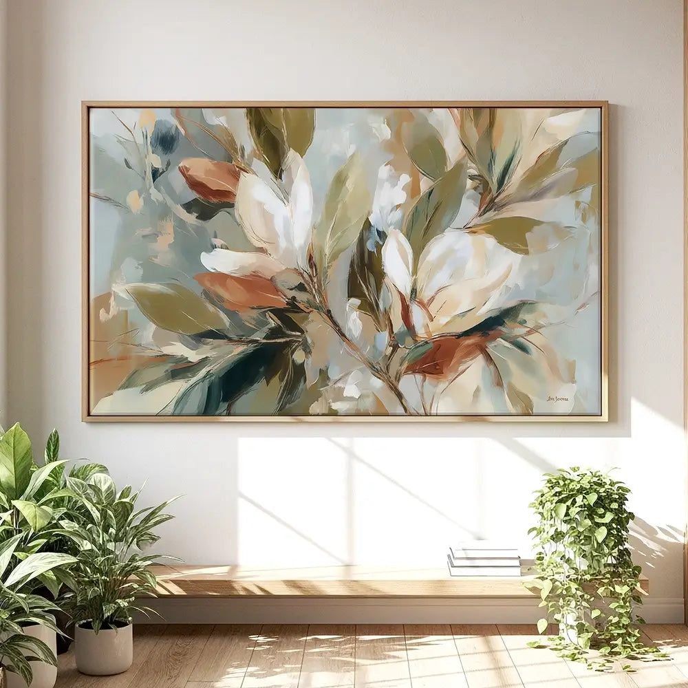 Botanical Composition In Soft Earth Tones Oversized Canvas Print Botanical Composition In Soft Earth Tones Oversized Canvas Print wall art product Art Print Shop