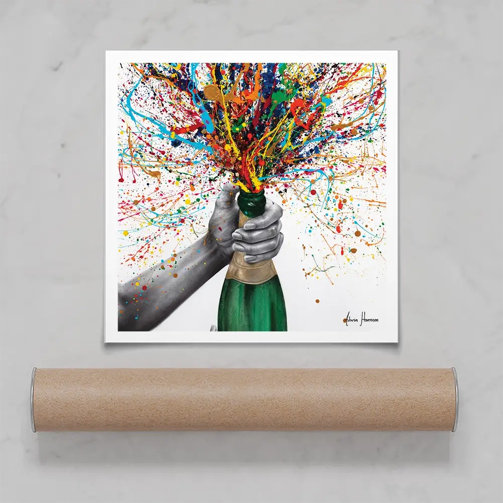 Bottle Of Nostalgia Square Art Print Bottle Of Nostalgia Square Art Print wall art product Ashvin Harrison